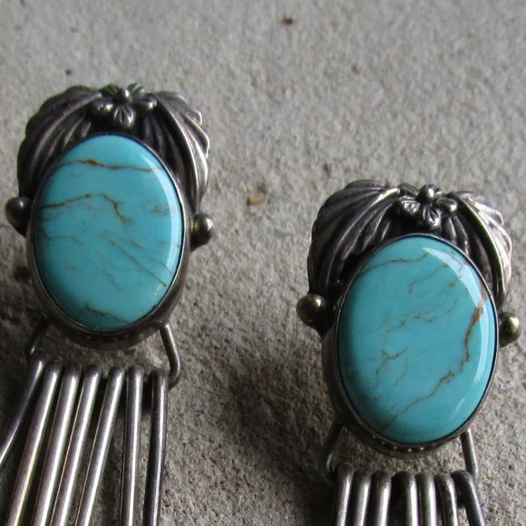 vintage turquoise silver925 bangle